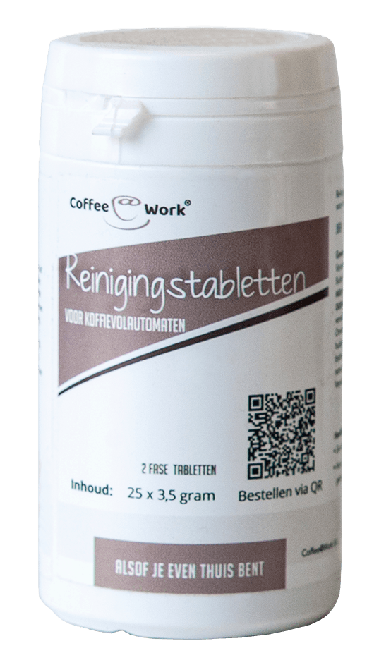 C&W 2-fase reinigingstabletten voor koffiemachines, 25 stuks van 3,5 gram