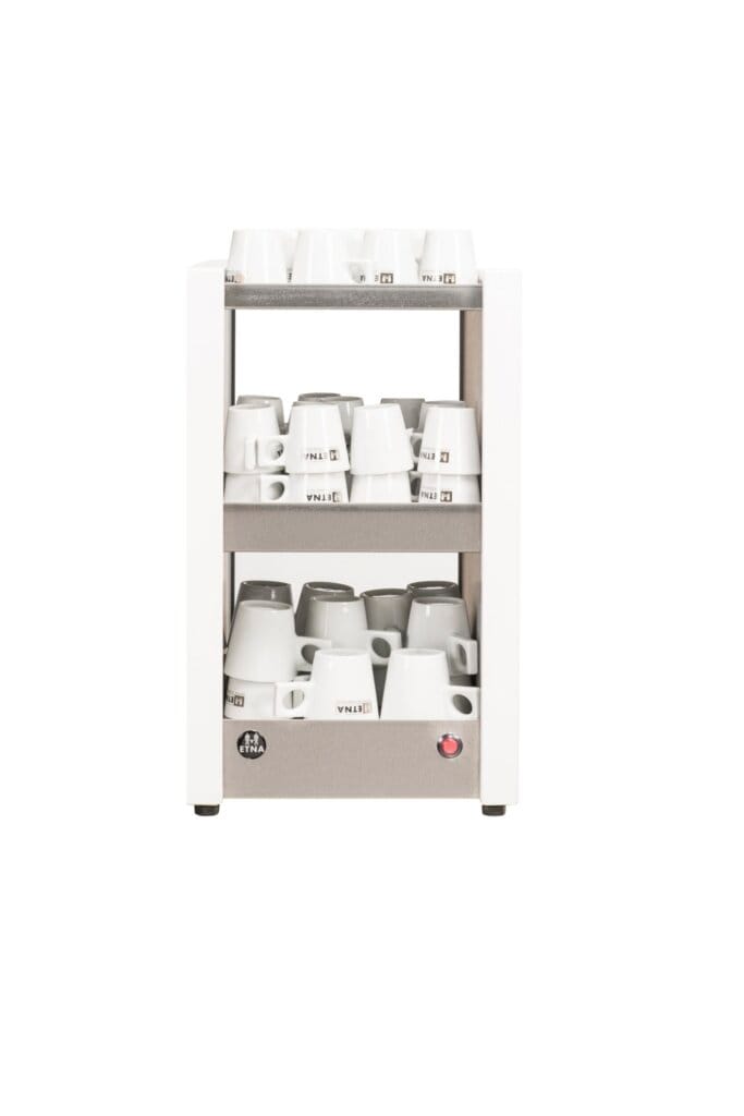 Compacte witte koppenwarmer van ETNA