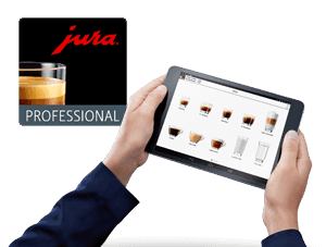 Jura apps voor professionele koffiemachines